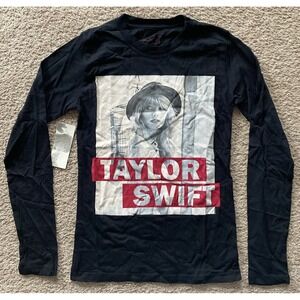 Taylor Swift Black Longsleeve Shirt From 2012 New With Tags Youth Small